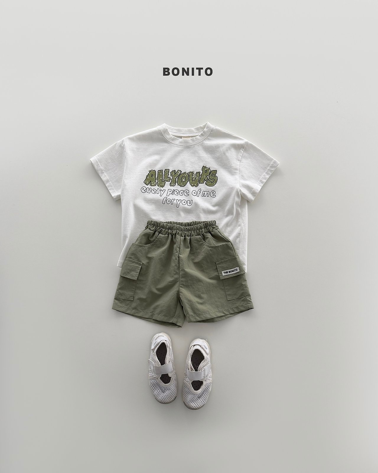 [BONITO] Synthetic fiber cargo pants / [보니토] 화섬카고팬츠