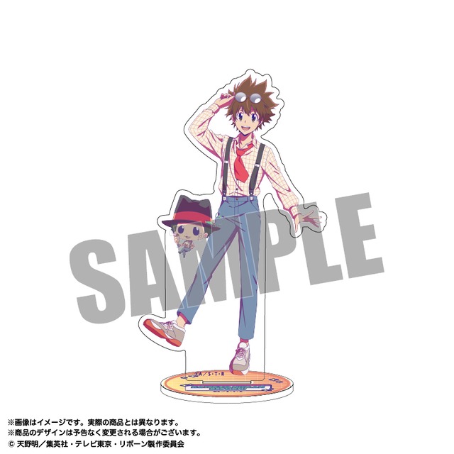 家庭教師ヒットマンREBORN! アクリルスタンド レトロファッション 沢田綱吉&リボーン