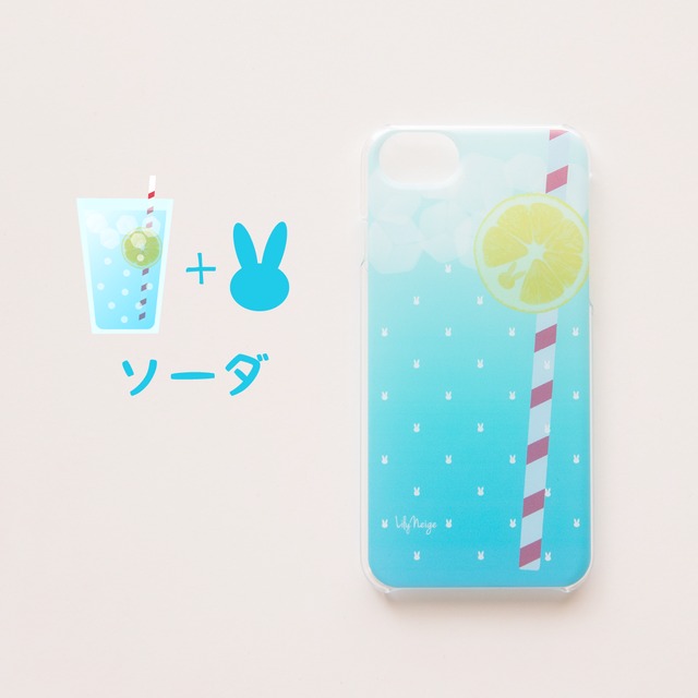 ジャスミンと猫のスマホケース