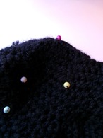 “MANUS” Knit beaded hat