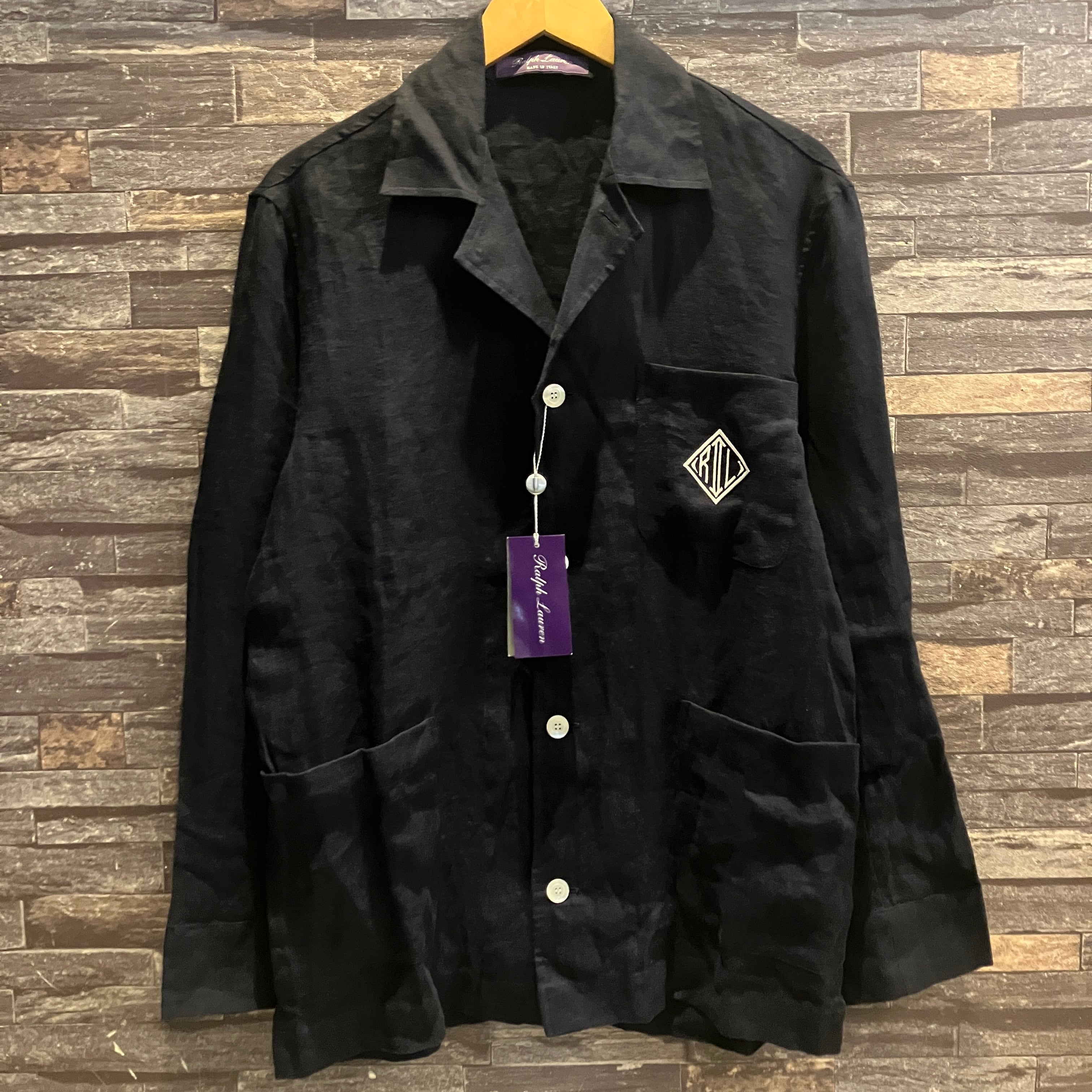 NEW】RALPH LAUREN PURPLE LABEL LINEN PAJAMA SHIRT | safarionline