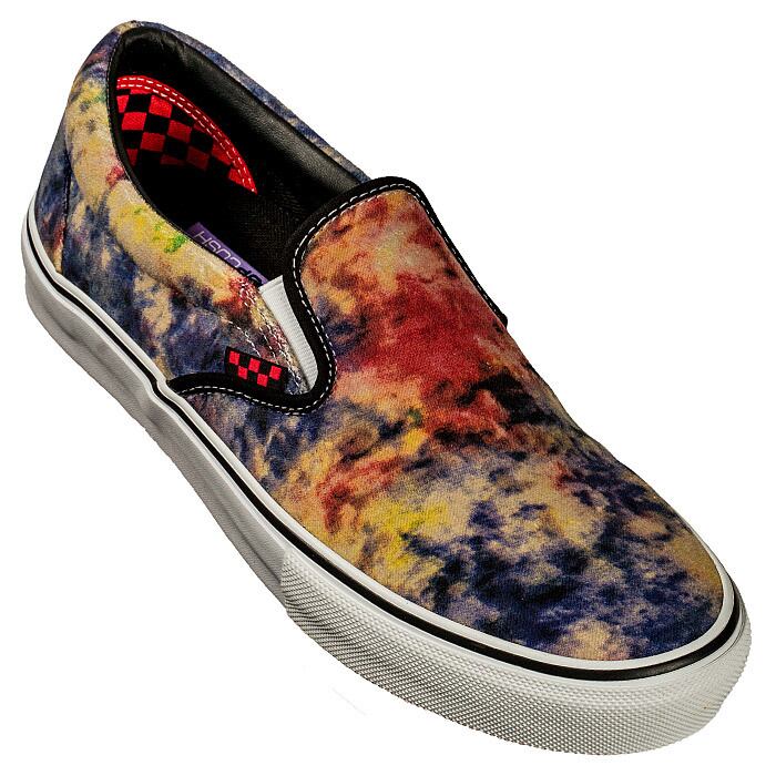 VANS SKATE SLIP-ON TIEDIE スニーカー バンズ ヴァンズ スリッポン