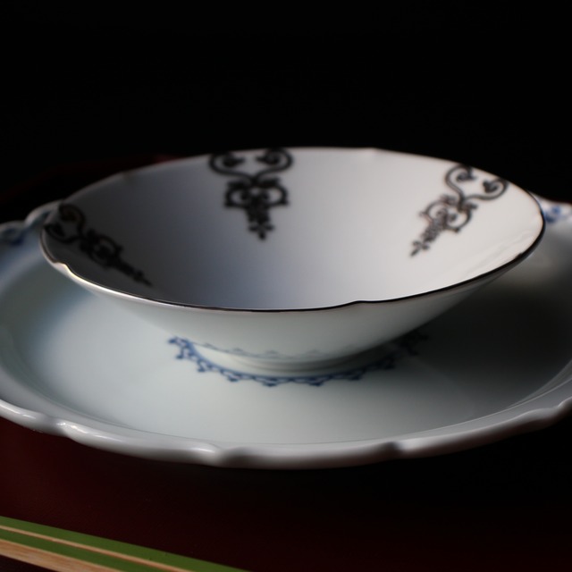 プラチナ瓔珞　5寸鉢