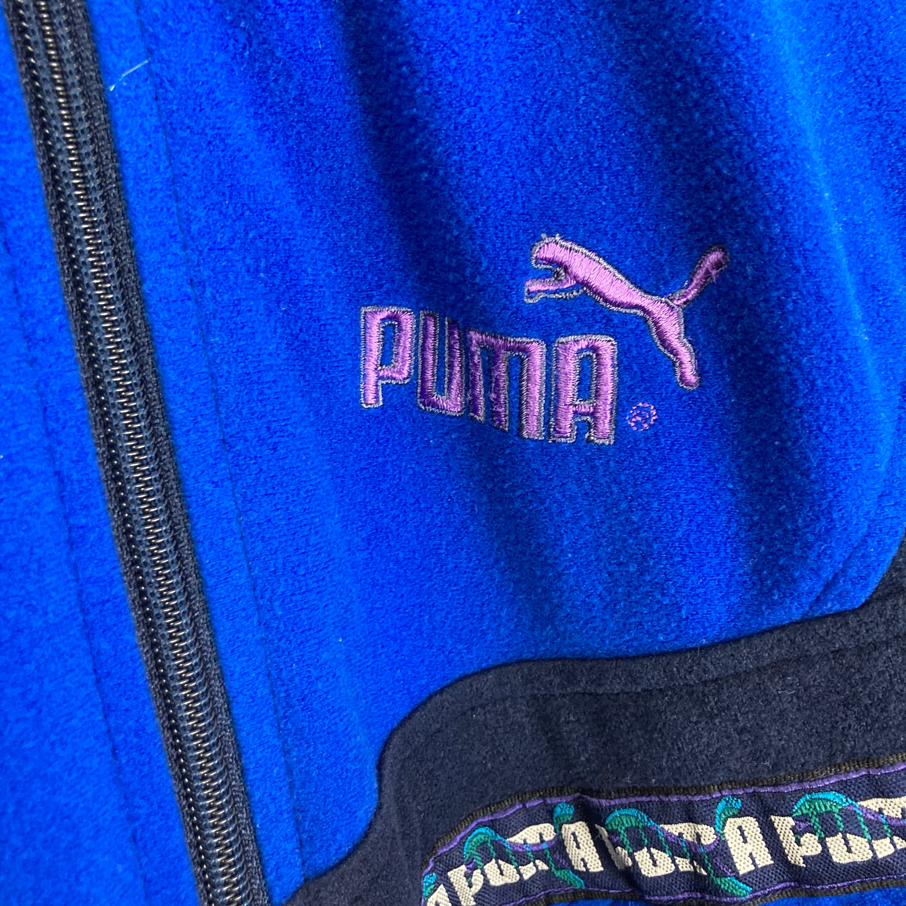 90s vintage 万国旗タグ PUMA トラッカージャケット フリース 90s vintage 万国旗タグ PUMA トラッカージャケット フリース