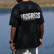 ウォッシュプリント半袖 Tシャツ A4260