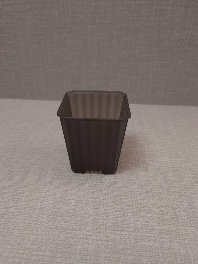 【Ｋ3】7㎝ルータルスリット鉢　 グレー（12個セット）