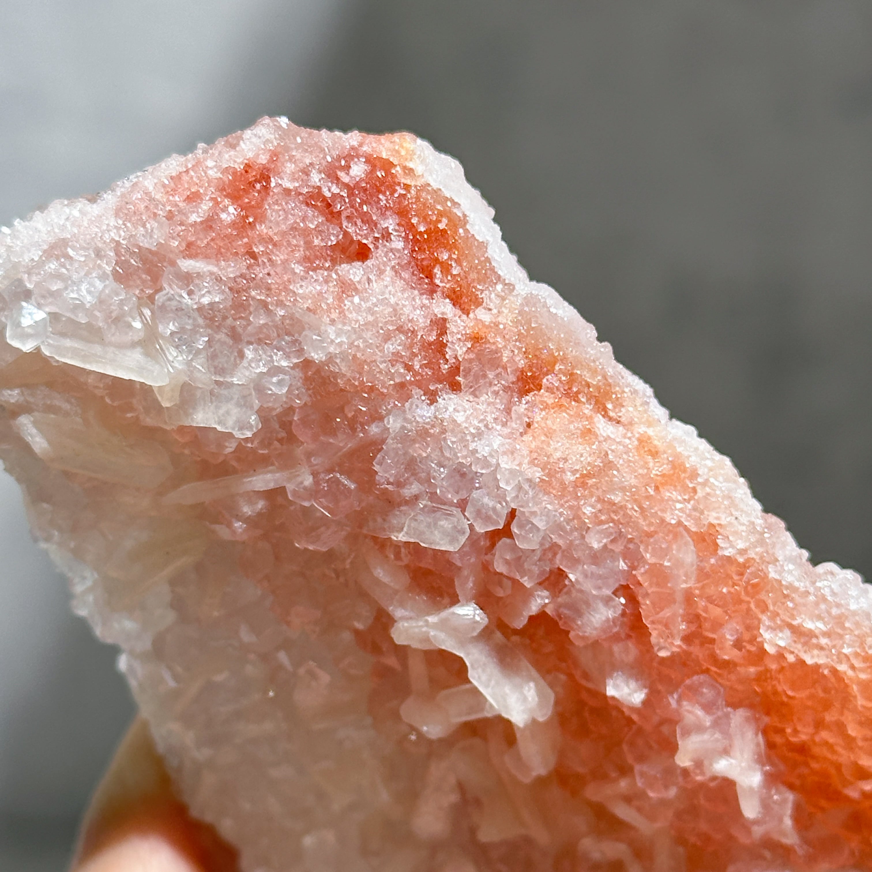 レッドアポフィライト(スティルバイト共生) 13◇Red Apophyllite