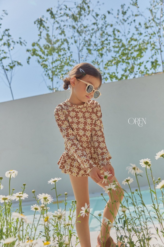 【6/11〆予約】<OREN>  Solea fleur rash guard