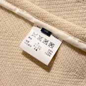 SHIPS シップス Vallombrosa 生地 ヘリンボーン ウール ダッフルコート 38/アイボリー系 レディース