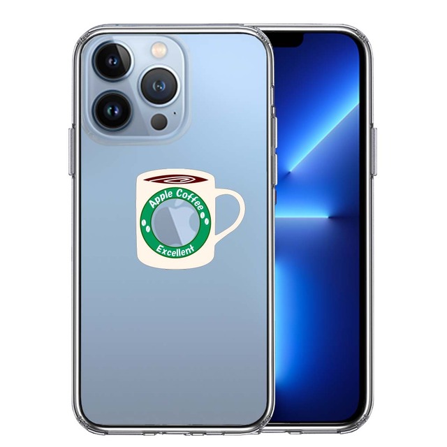 iPhone12mini 側面ソフト 背面ハード ハイブリッド クリア ケース マグカップ アップル ティ