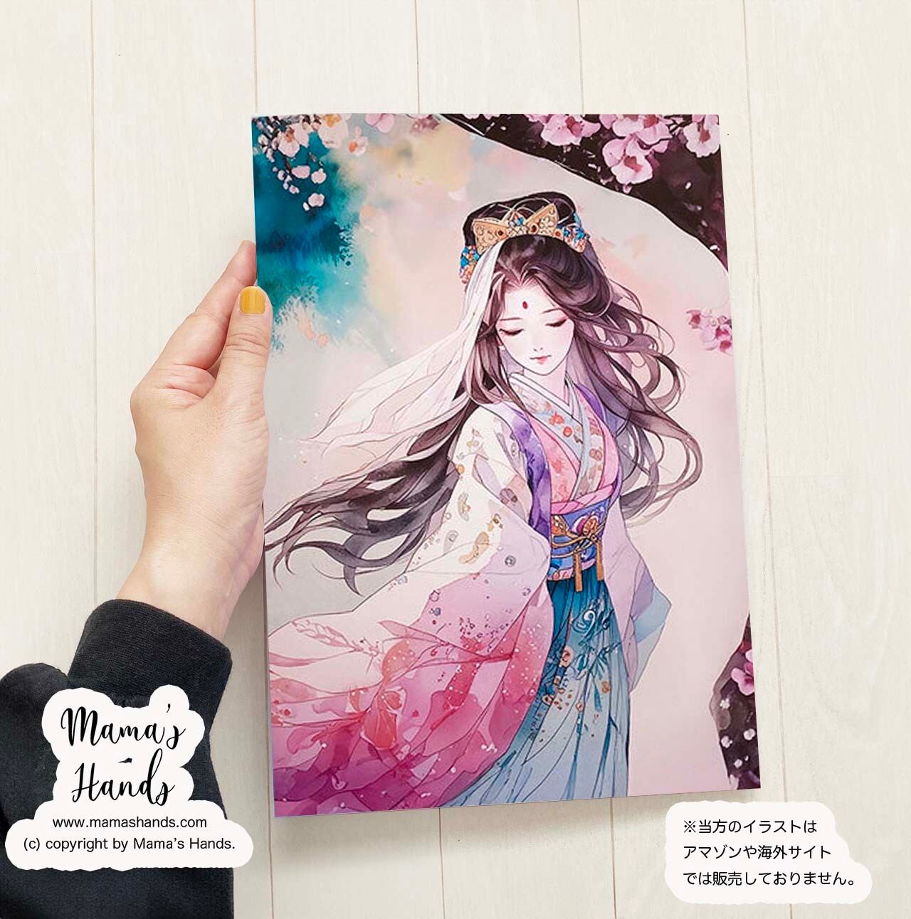 ⭐️4点売れました⭐️《桜 アメノウズメ》☘️A4 ポスター 天宇受売命