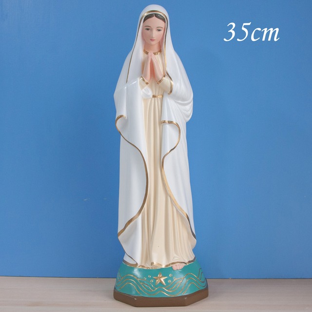 海の星の聖母像【35cm】室内用カラー仕上げ