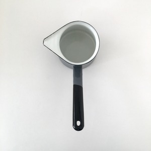ホーローのトルココーヒーポット/ミルクポット グレイ｜Turkish Coffee pot / Milk jug Grey