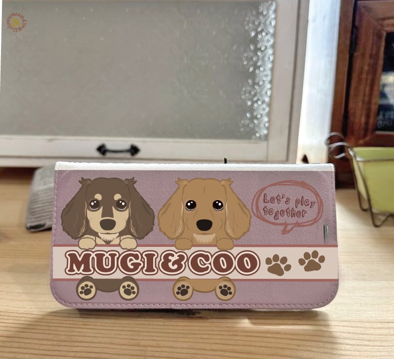 名入れ オーダーメイド うちの子アレンジOK 選べる犬種わんこの iphone