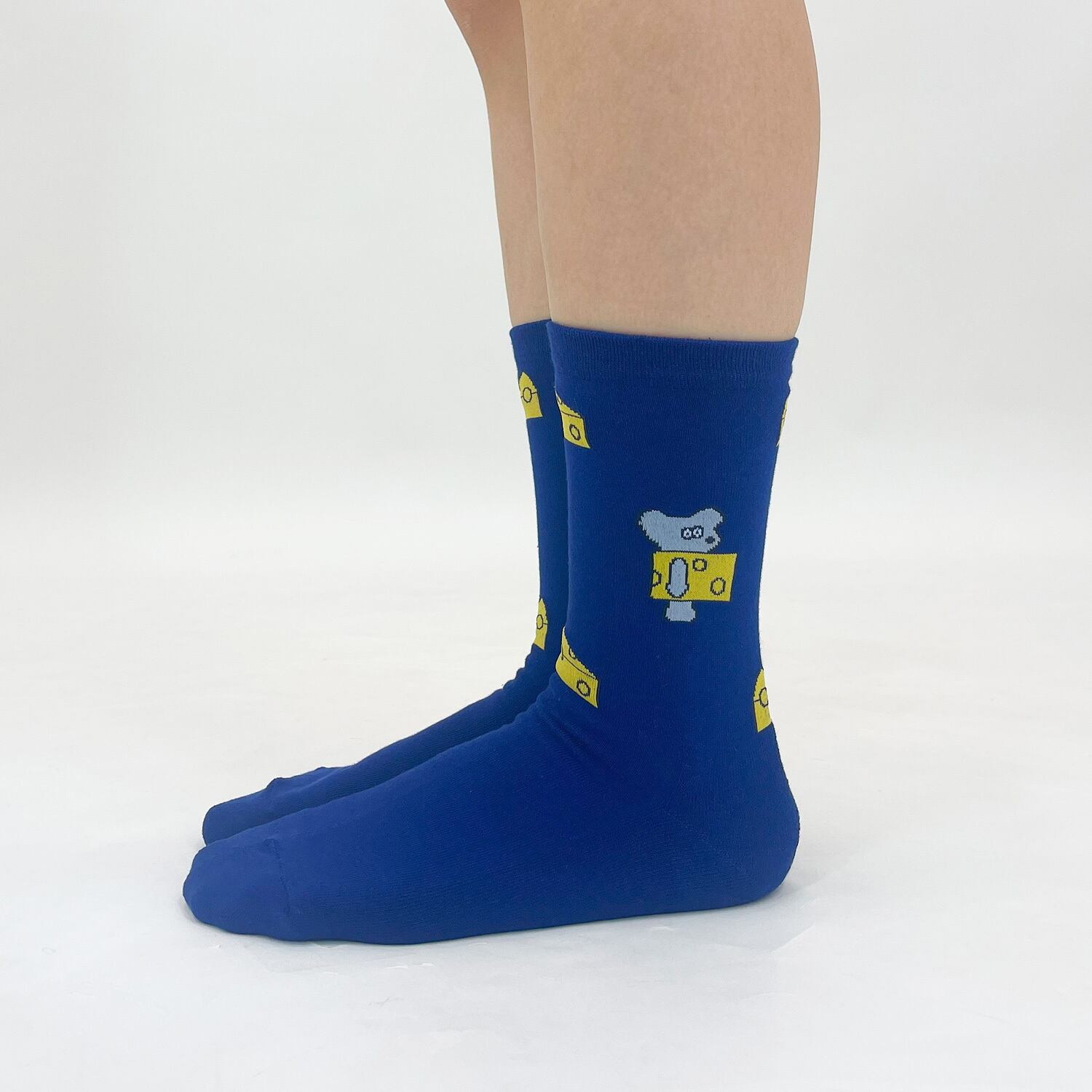 Seiji Matsumoto】松本セイジ SOCKS ソックス ANDY CHEESE NAVY | bpbp