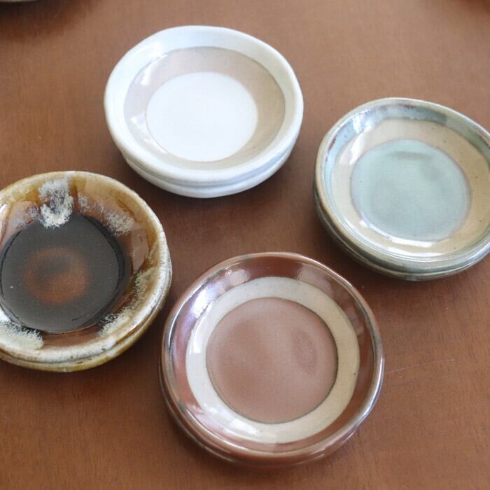益子焼 健一窯 3寸皿 Mashiko-yaki Plate 9cm #185 | 和食器のお店