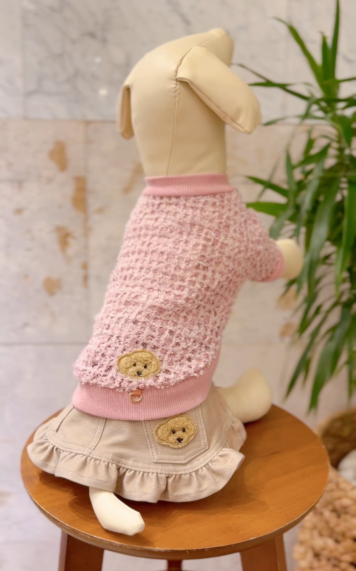 DENIM ROSE ワッペンカーディガン ワッペンフェザーカーディガン | DENIM ROSE