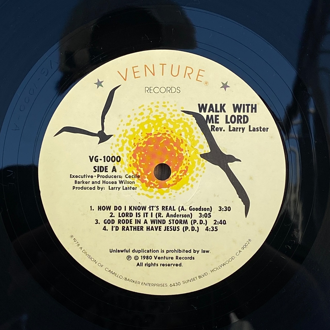 Rev. Larry Laster – Walk With Me Lord
