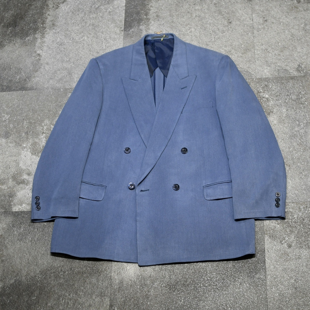 special blue silk set up