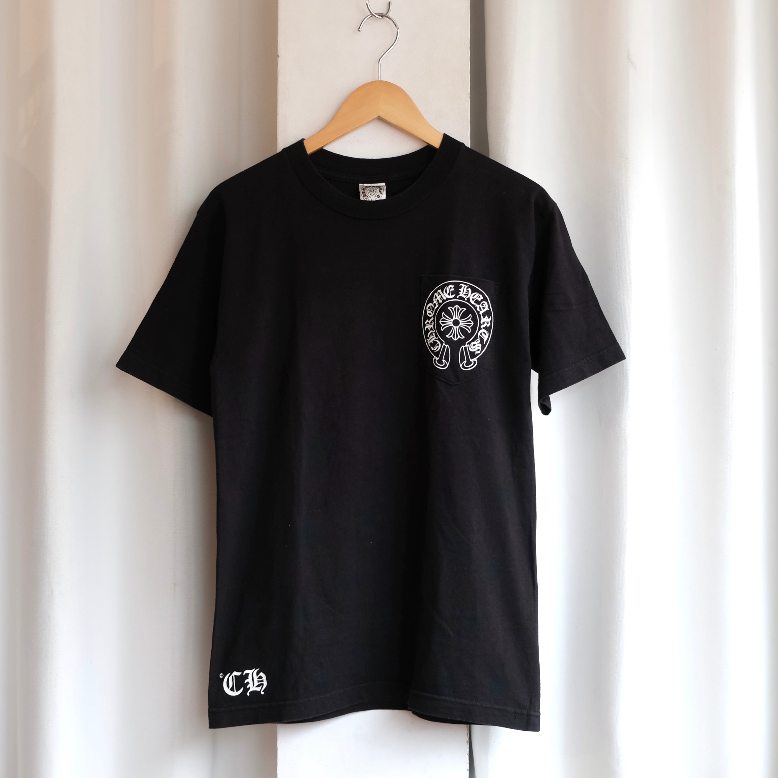 初期Chrome Hearts ブラック Tシャツ CHROME HEARTS POCKET BLACK T-SHIRT | safarionline