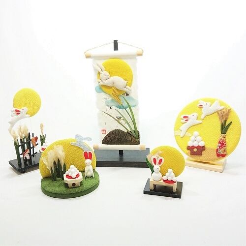 凡庸うさぎ お月見 お月見】お月見うさぎ | 和雑貨の店「京ぜんび」