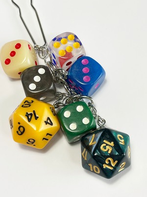 「福賽・北京」帯飾り/かんざし・Fortune Dice　Beijing　Obikazari/kanzashi