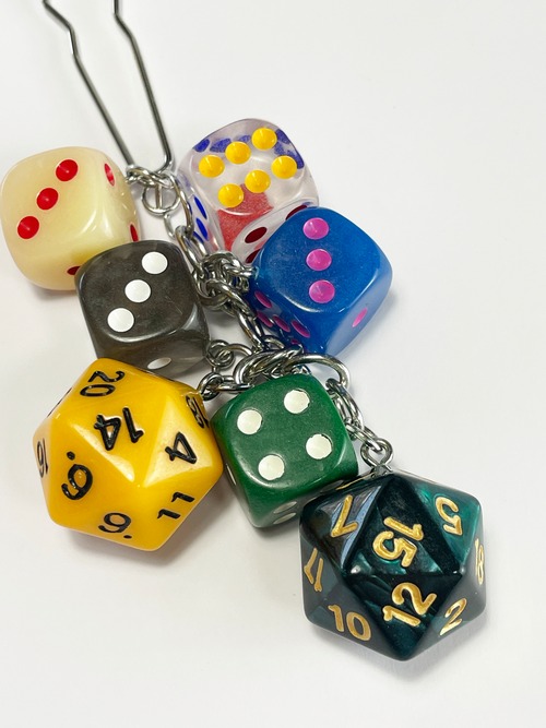 「福賽・北京」帯飾り/かんざし・Fortune Dice　Beijing　Obikazari/kanzashi