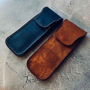 FLAP PEN CASE ・ LINCOLN (COBALT)