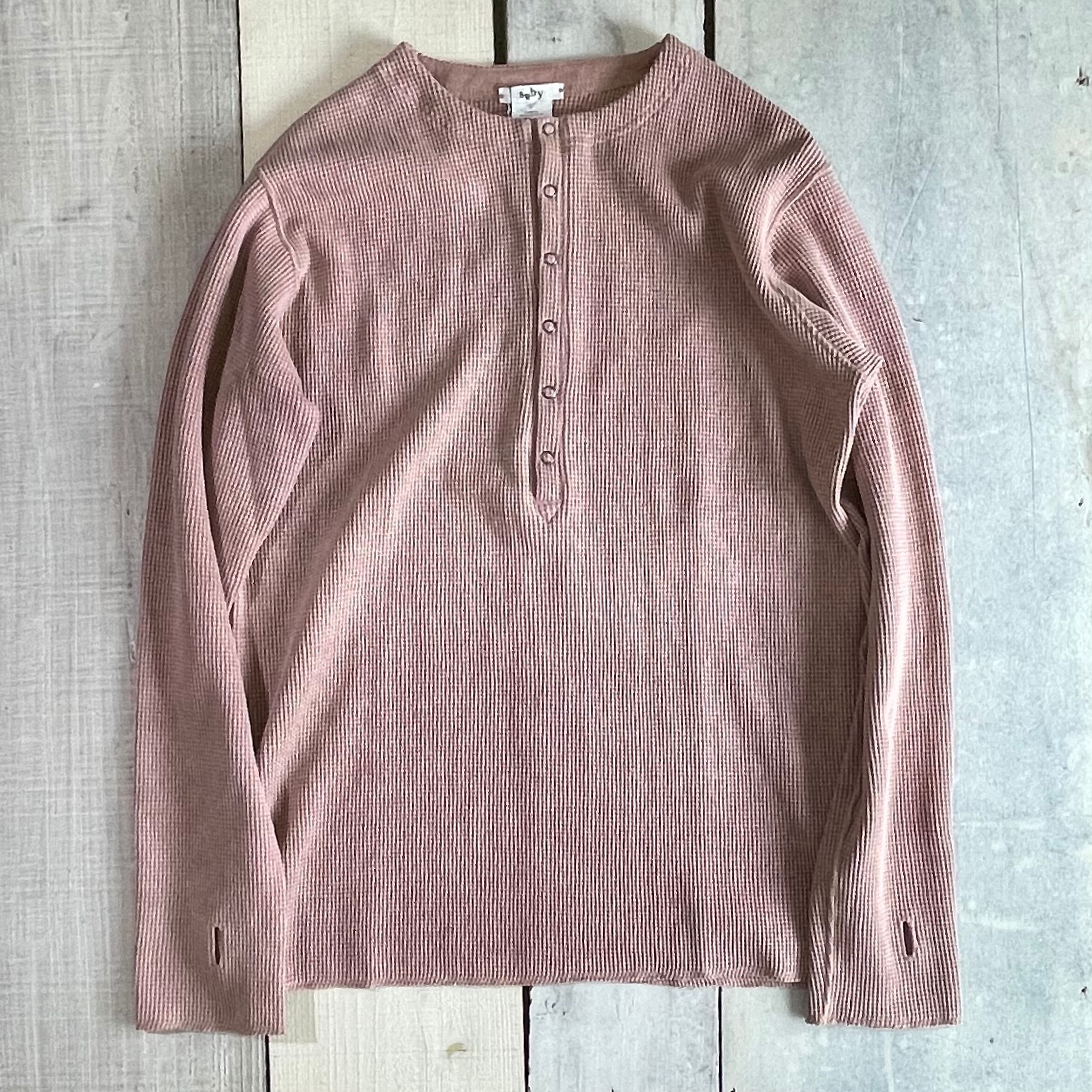 Saby / WAFFLE HN tee shirts / rust pink