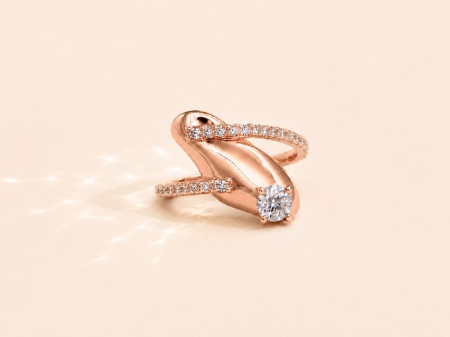 Drift Ring｜Rose Gold Plated