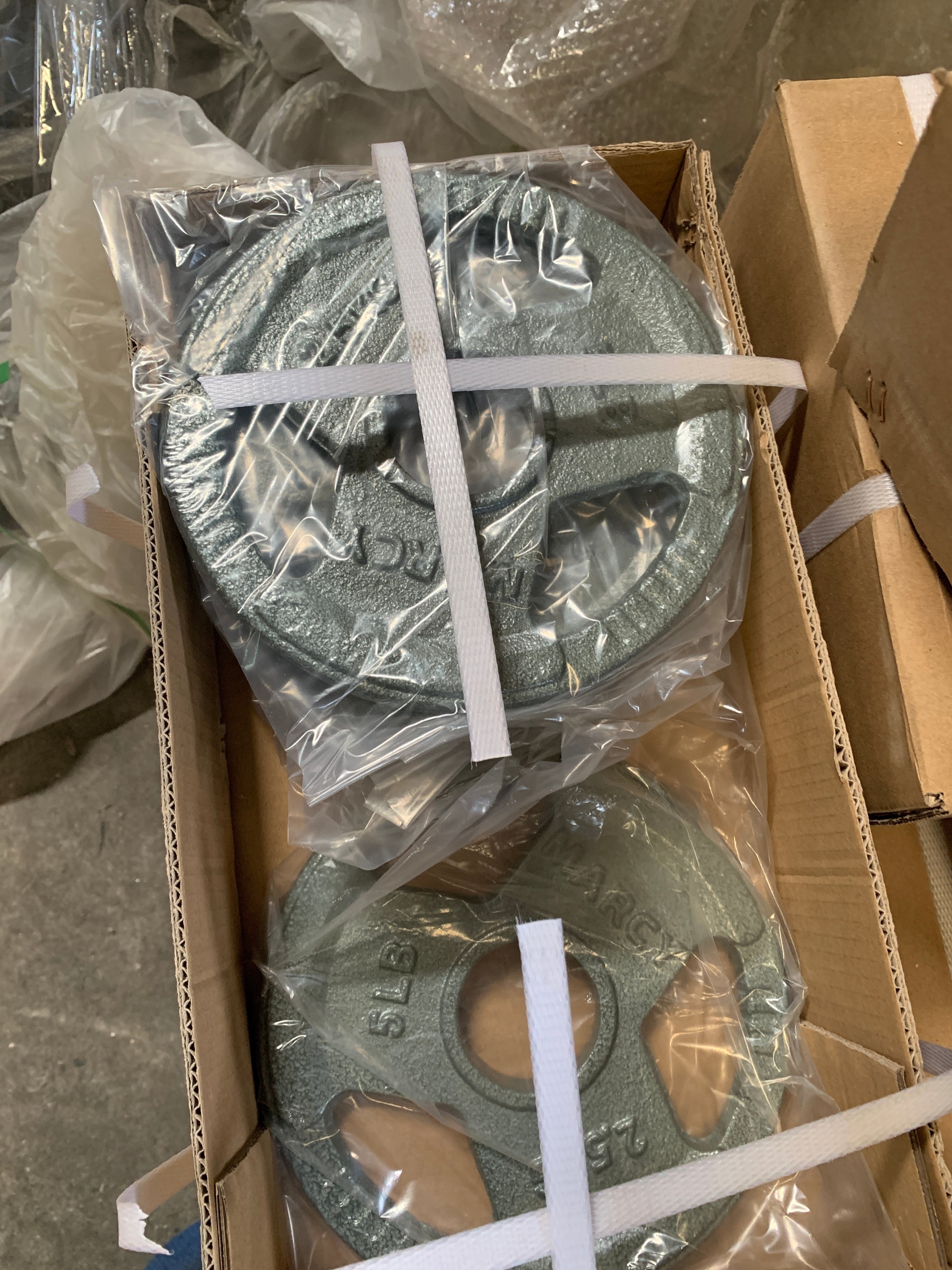 50mm3グリップアイアンプレート 25㎏ 4枚 計100㎏ 50mm3グリップ