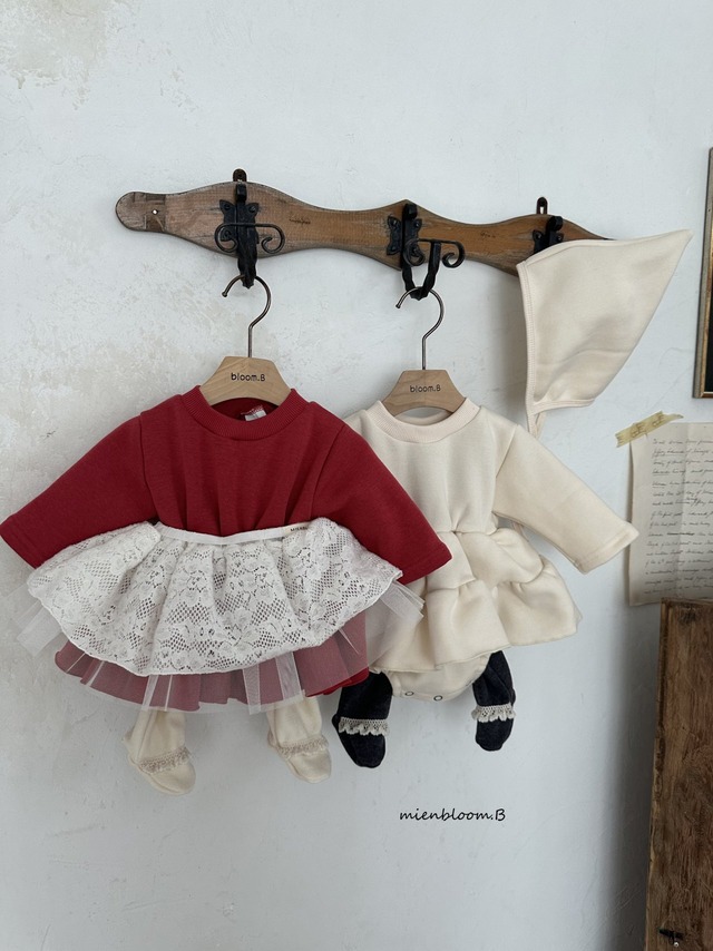 予約 BABY - Fishnet Skirt  [ mienbloom.B ]