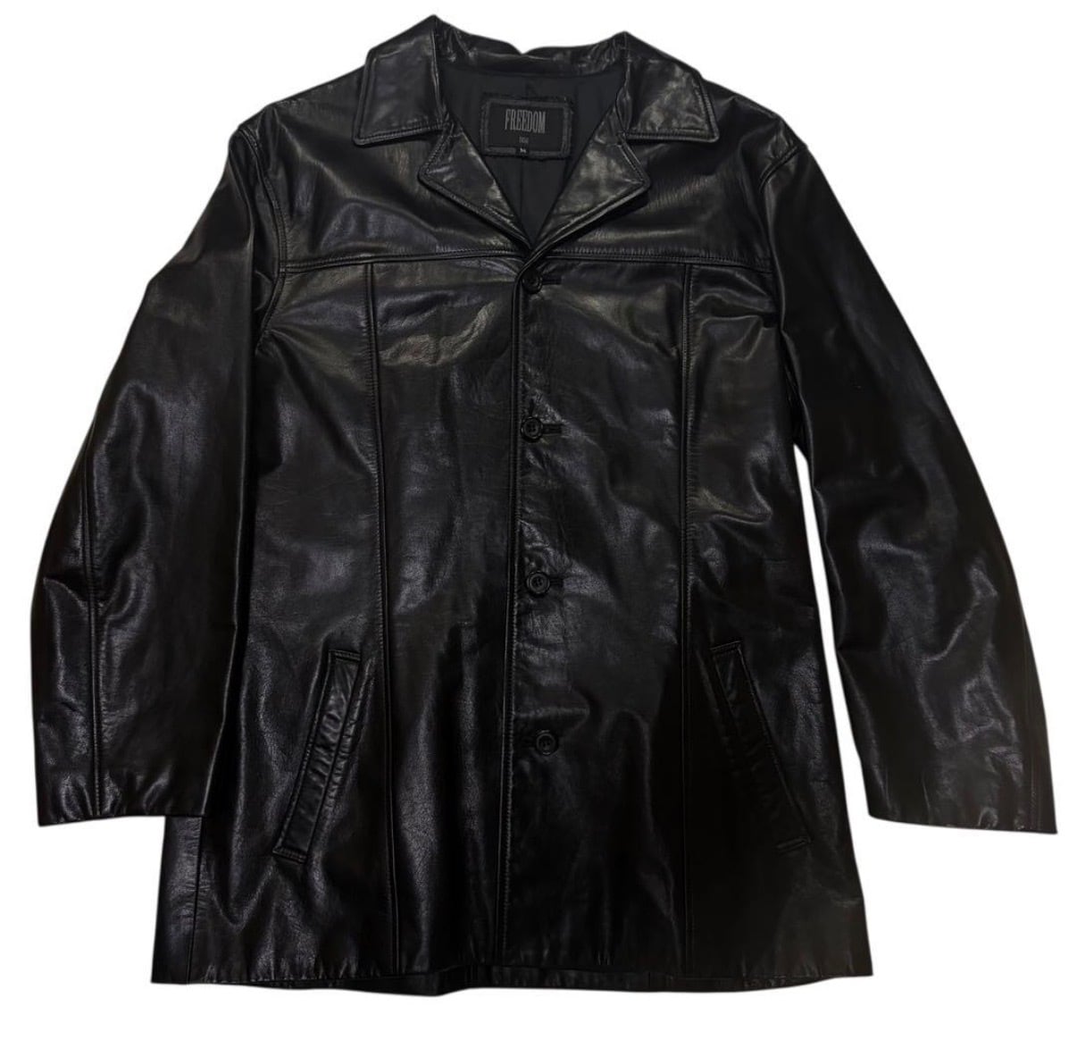 美品 BEAMS 21AW 本革 カーコート レザージャケット ルーズシルエット