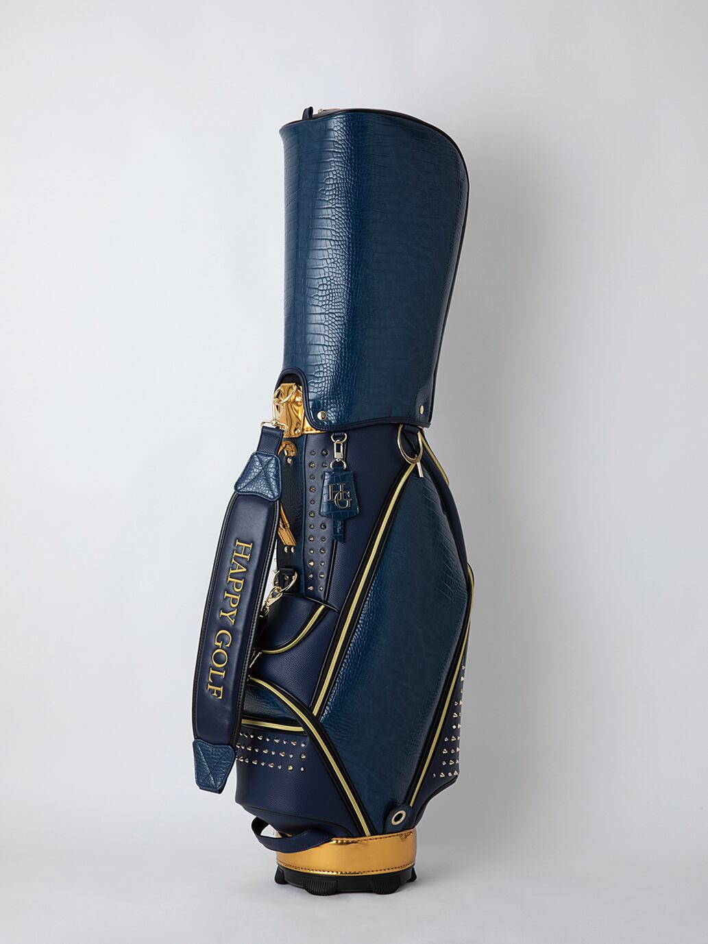 クロコダイルキャディバッグブルーモデル