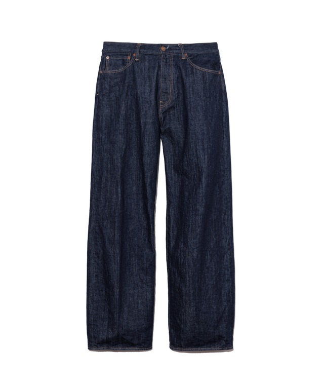 UNUSED /  UW1202 WIDE DENIM PANTS (INDIGO)