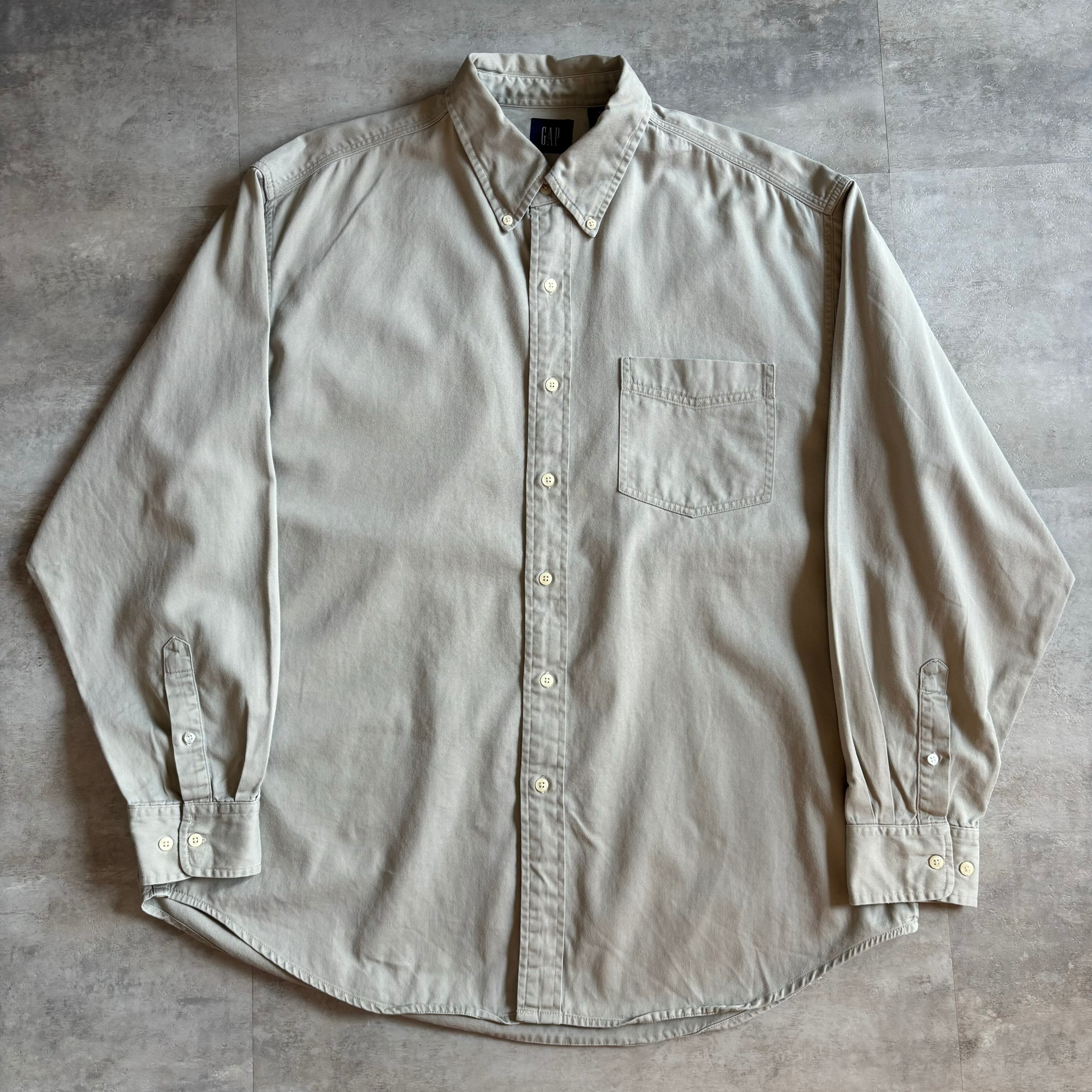 《XL》OLD GAP オールドギャップ 長袖シャツ 厚手 00's no.4065