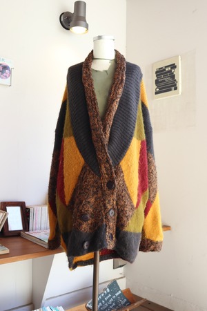 oversized knit cardigan