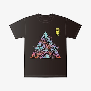 【Tシャツ】 スターダスト・カモフラージュ △ 己100% / ブラック