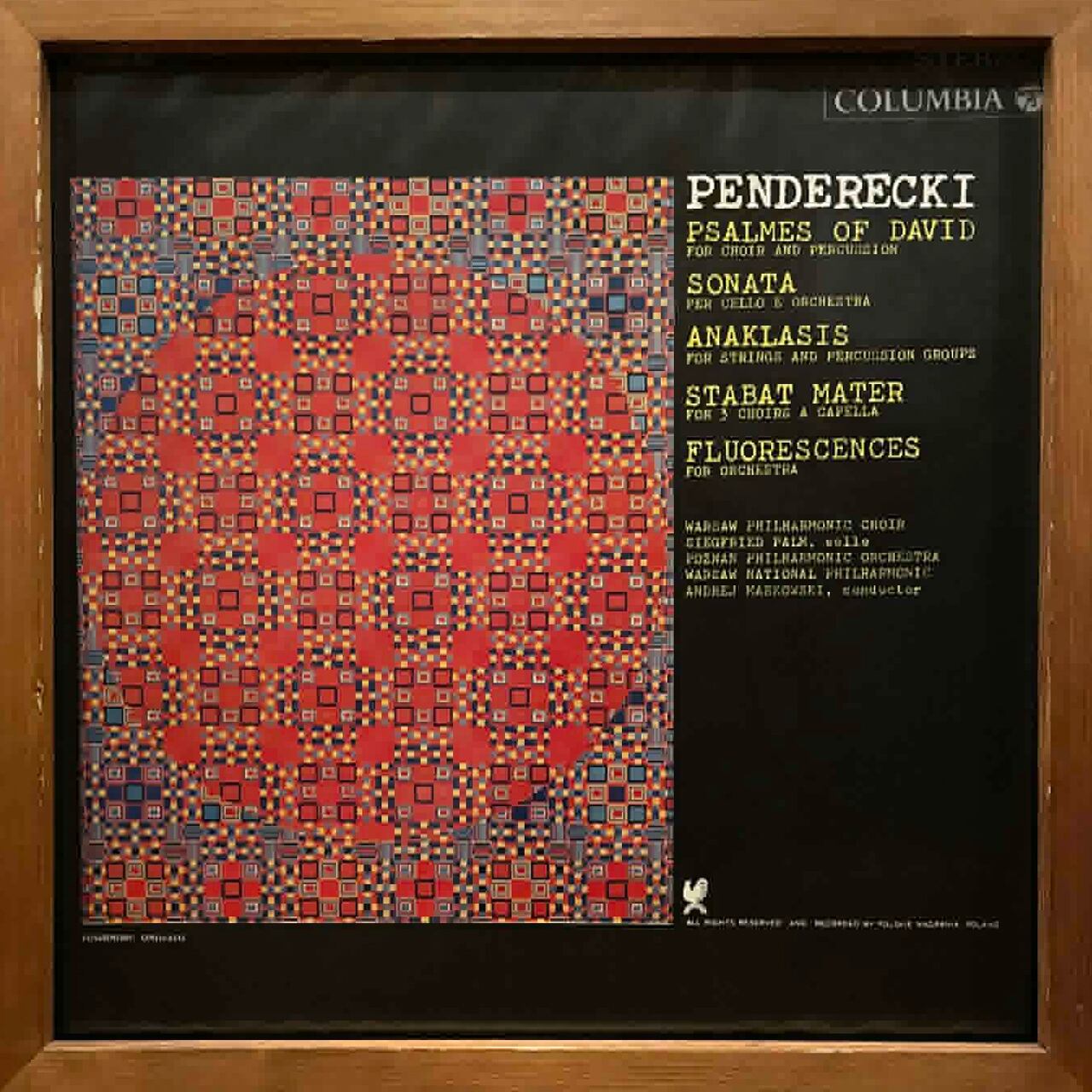 新規、KRZYSZTOF PENDERECKI: Fluorescences