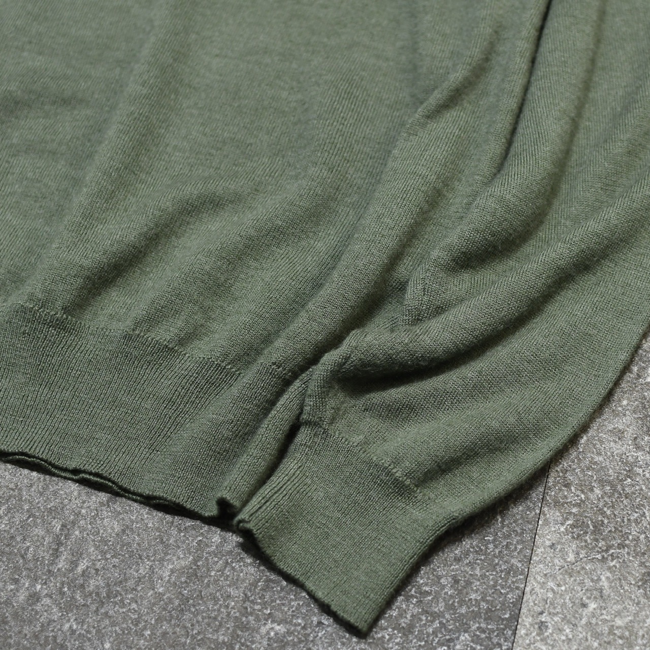 MURANO by raffi knit polo green