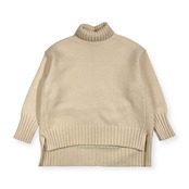 カシミヤ混 MACPHEE マカフィー タートルネック ウール ニット セーター M/ホワイト アイボリー 系 レディース