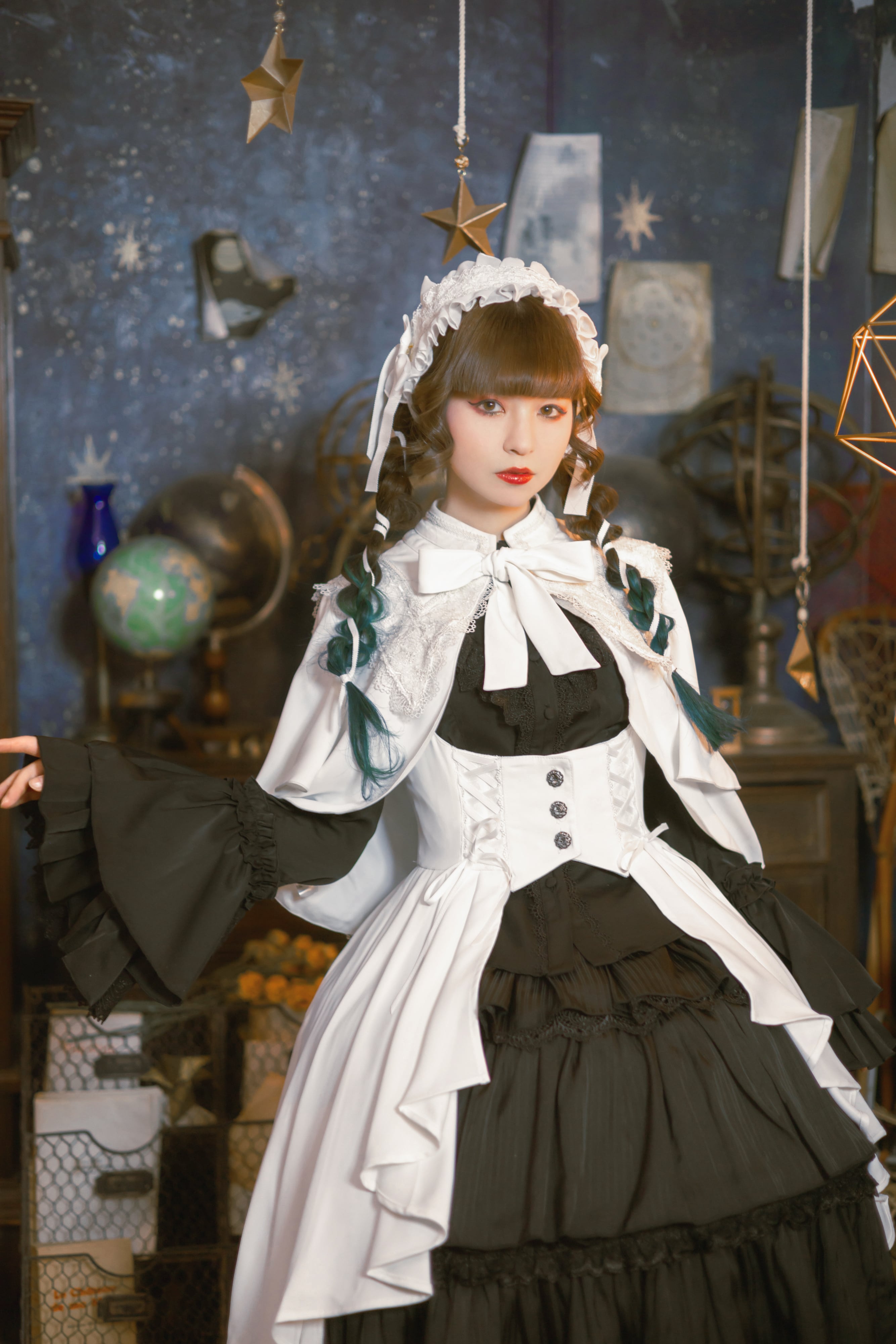 星夜の旅 フリルティアードスカート | HoshibakoWorks