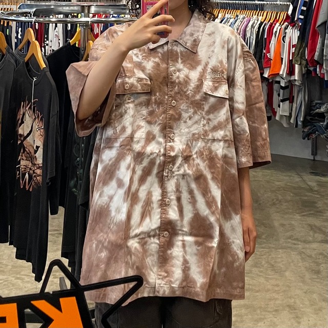 【Harley-Davidson/ハーレーダビッドソン】柄シャツ