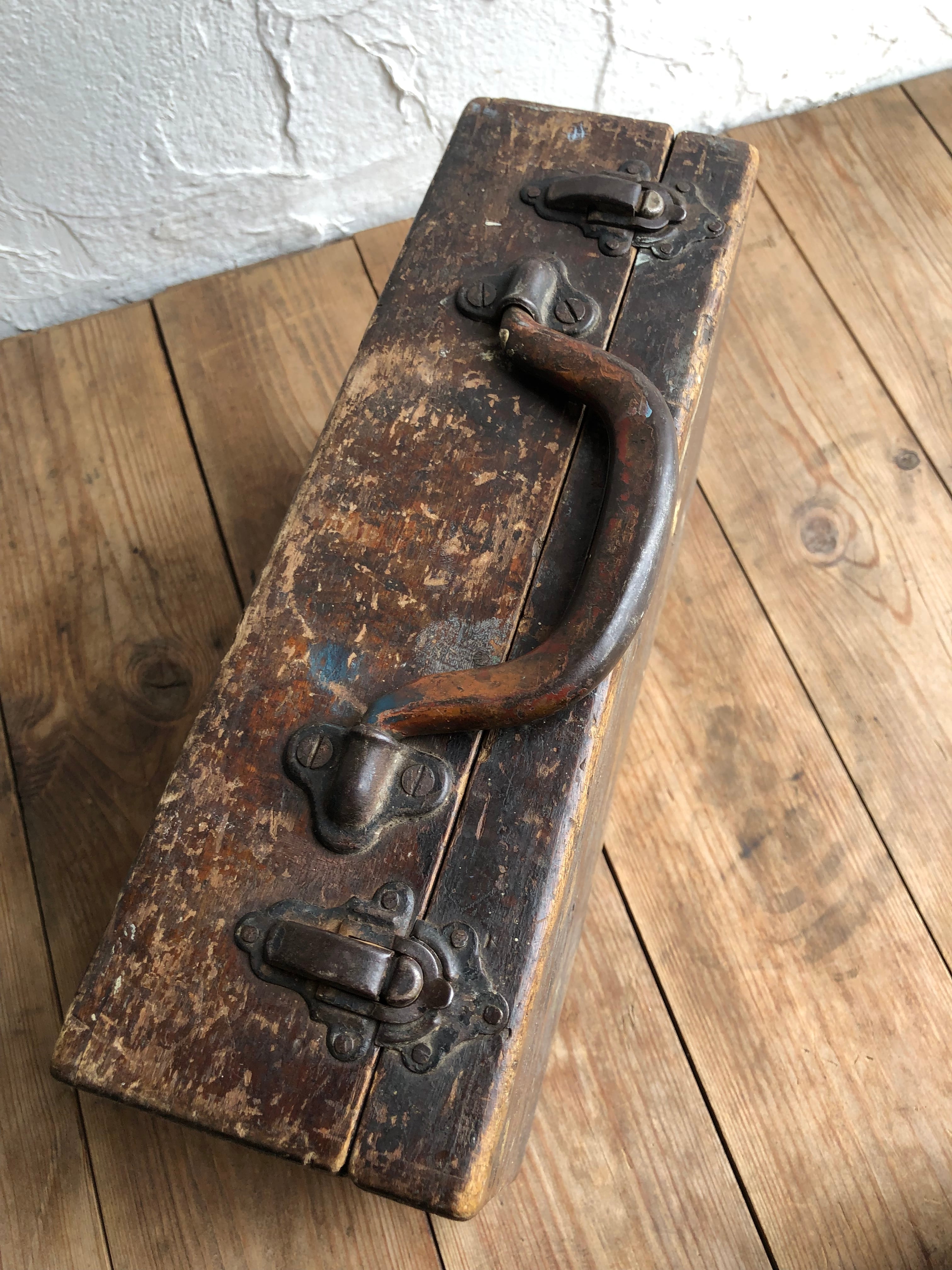 フランスアンティーク ミニトランク バラ