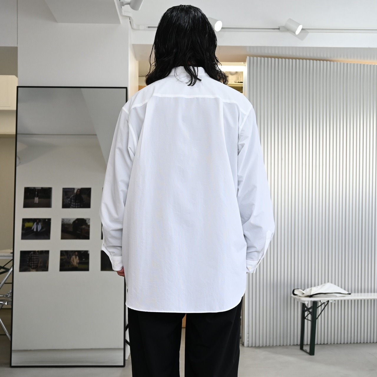 THE DAY / QUICK DRY STRETCH OPEN COLLAR SHIRT