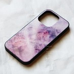 【iPhone16Pro/OUTLET】結・麗咲 - 和風 角丸型 強化ガラスiPhoneケース