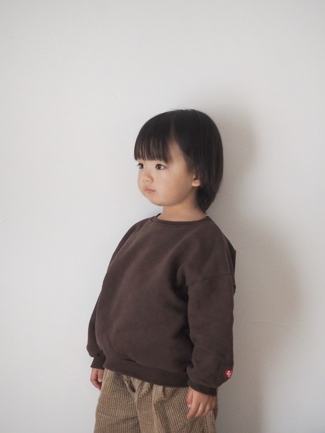 《即納》送料無料 【mini robe】Heart sweatshirt