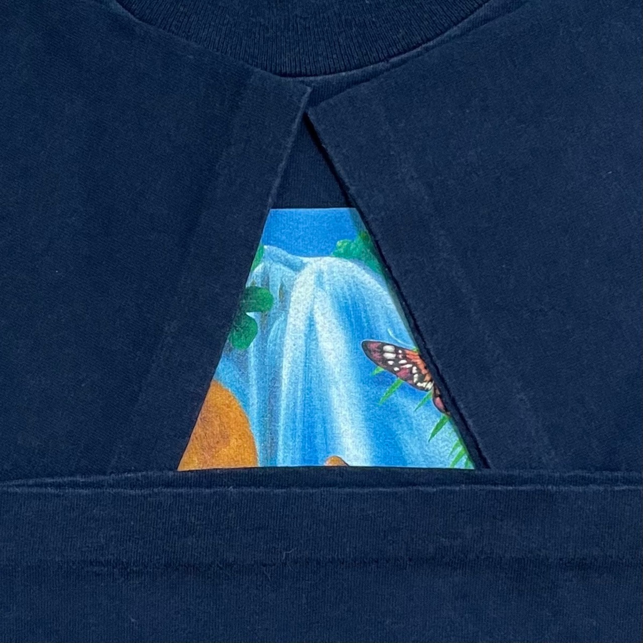 【ALORE】USA製 Tシャツ アニマルプリント シングルステッチ アローレ M ヒョウ ジャングル US古着