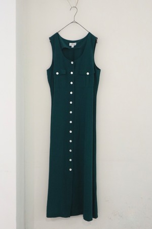 Euro silk sleeveless one-piece