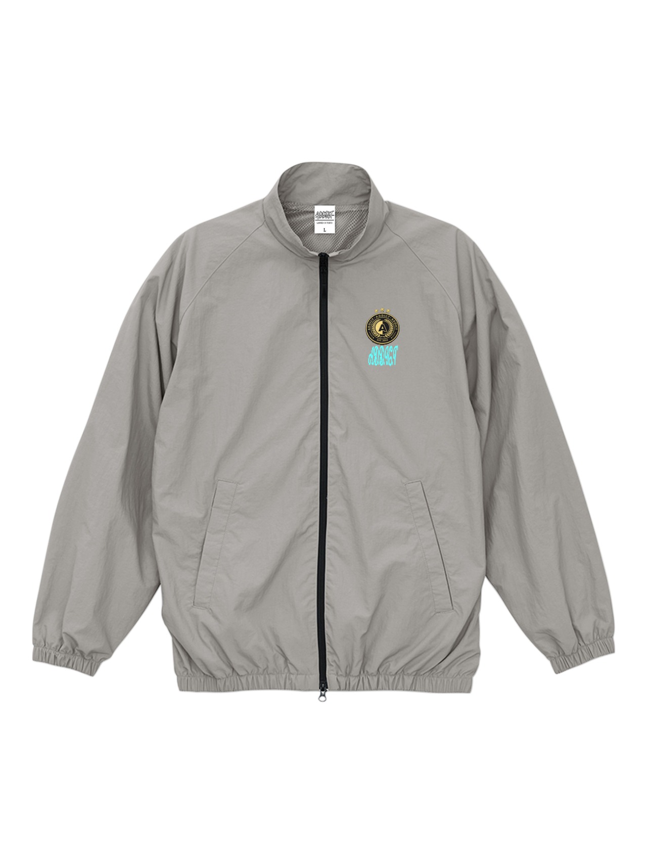 A.D.D.I.C.T FC Track Jacket Ash Gray